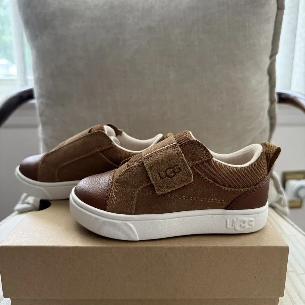 UGG Toddlers Rennon Low Shoes | Chestnut | 1117454T-CHE | Authentic New - Size 8